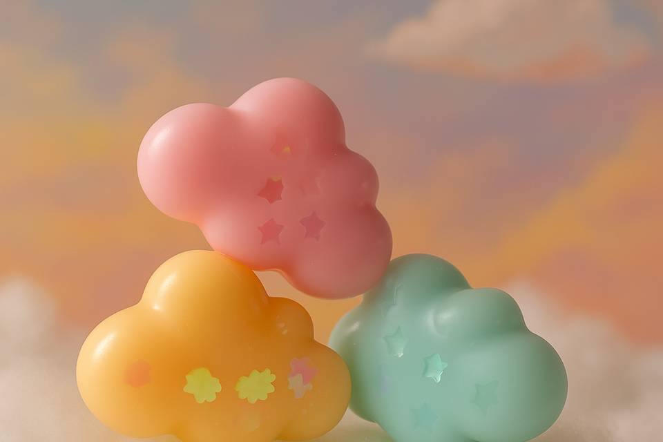 Nubes de colores