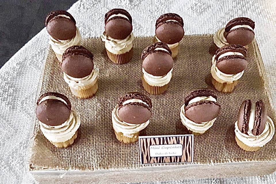 Macarons de chocolate