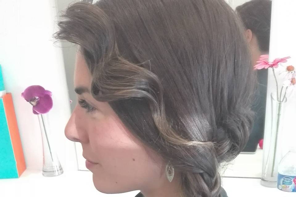 Ondas con trenzado lateral