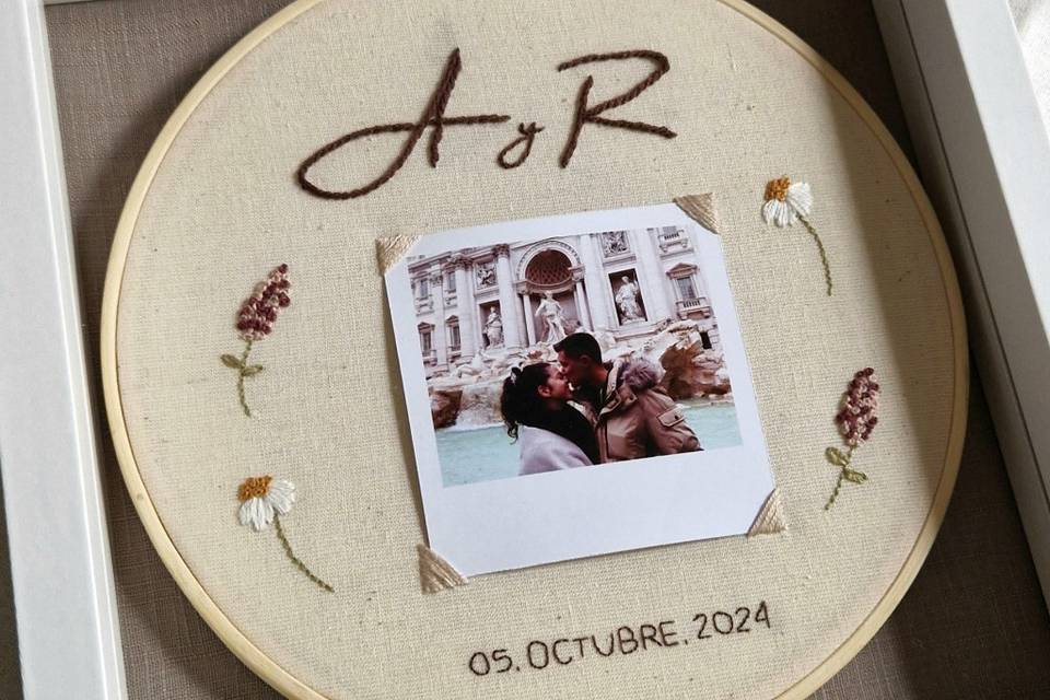 Bordado con fotografía