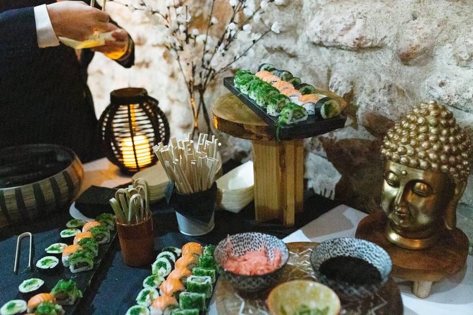 Corner de sushi