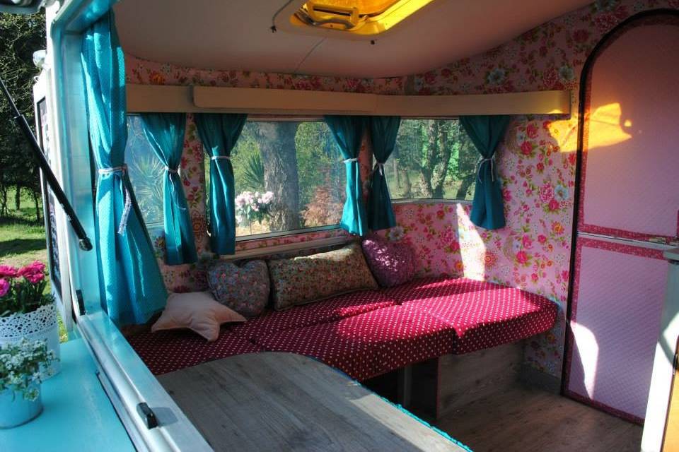 Interior caravana vintage