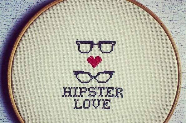 Bastidor hipster love