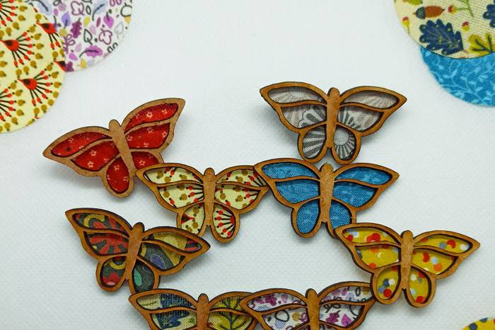 Broches de mariposa