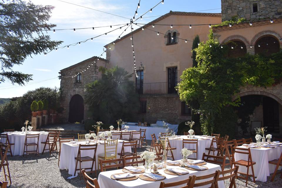 Banquete en el jardín