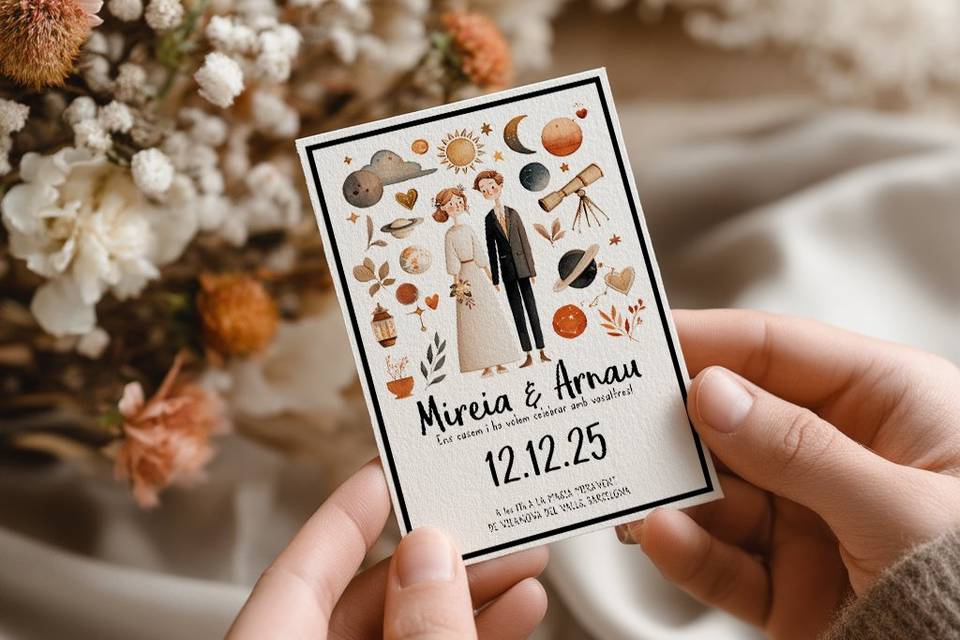 Invitaciones ilustracion