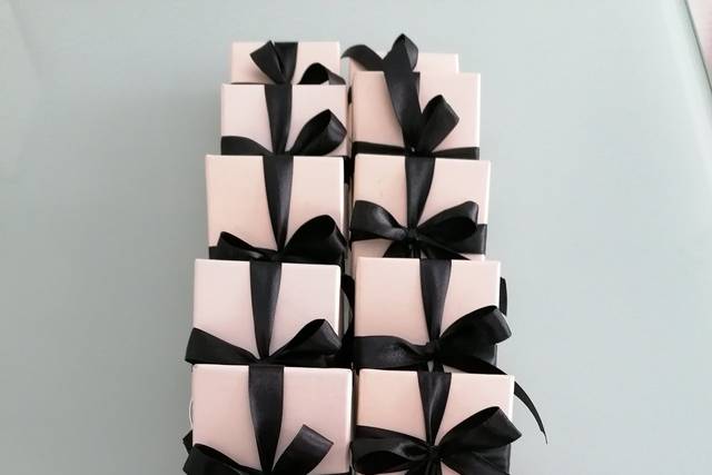 Cajas para los detalles de boda