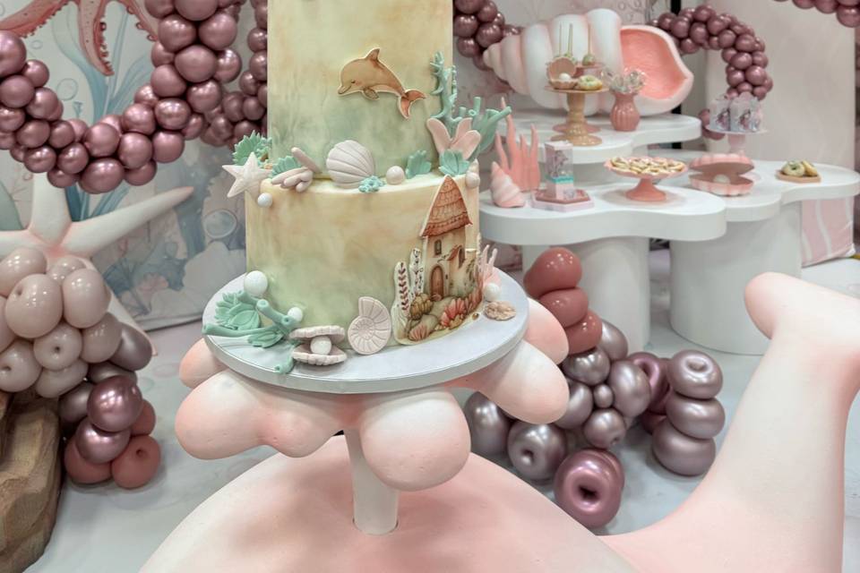 Tartas y piruletas de cristal