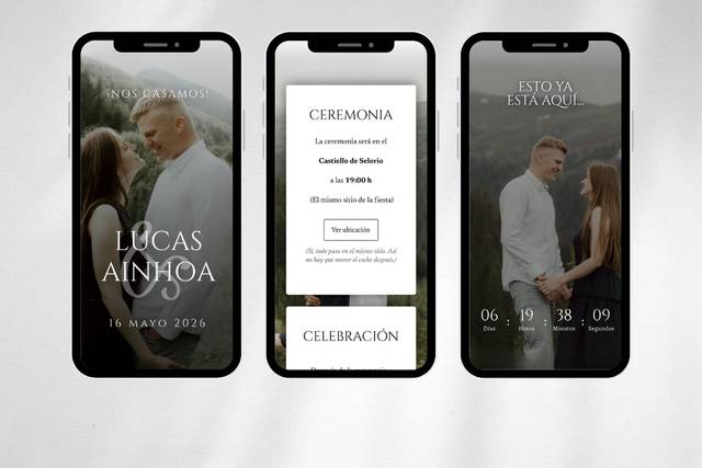 Invitación boda online
