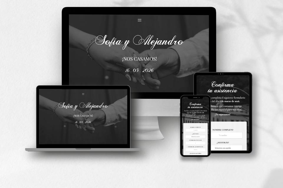 Invitacion digital formulario