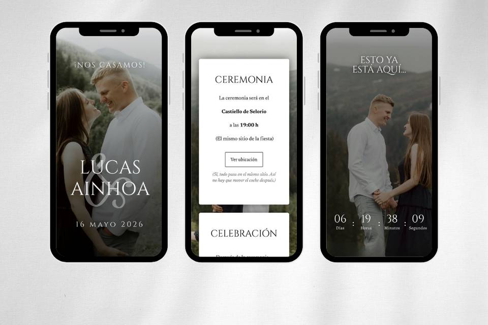 Invitación boda online