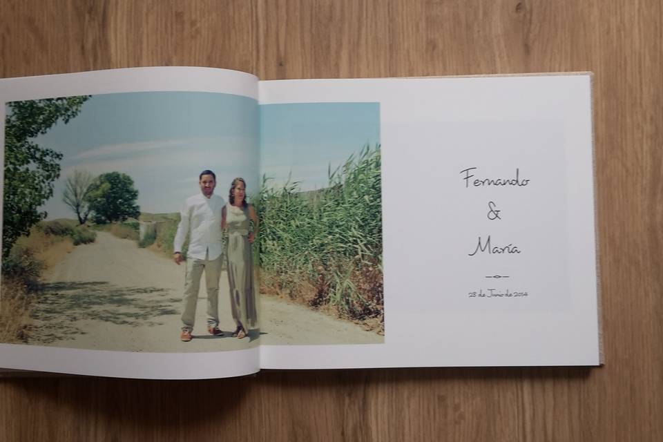 Álbum de fotos de boda