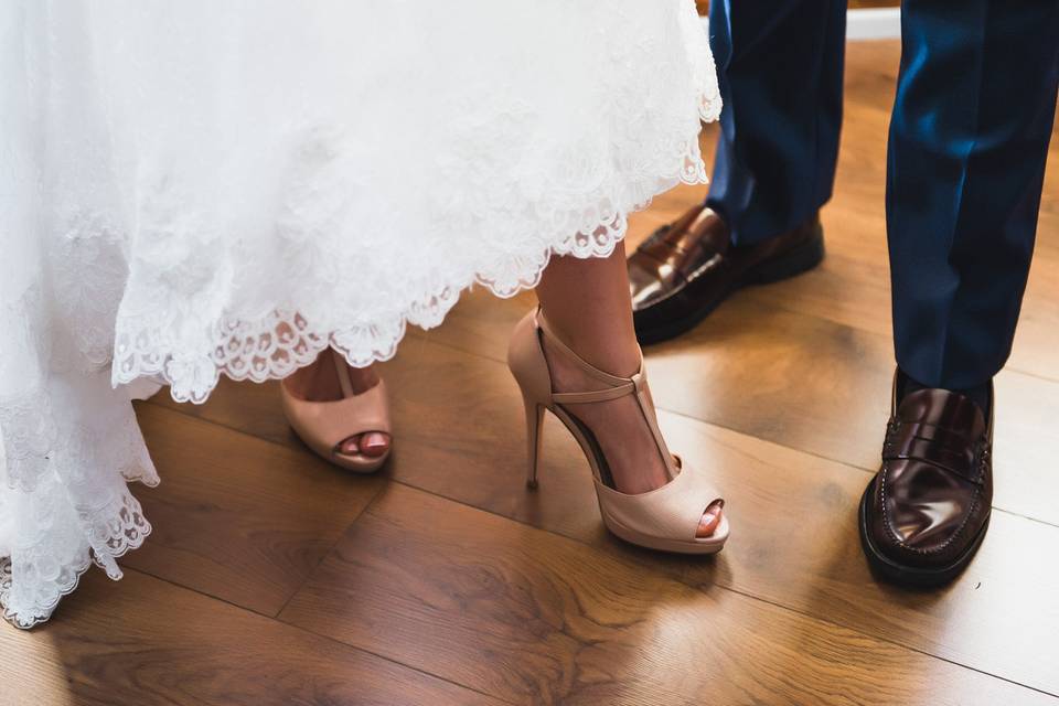 Zapatos de los novios