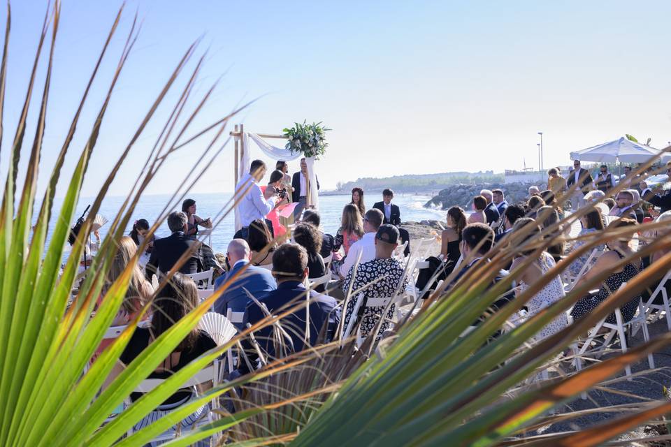 Ceremonia en la playa