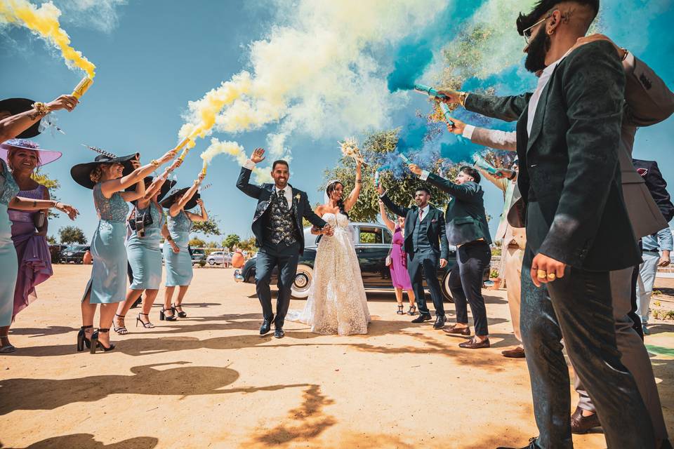 Entrada de los novios