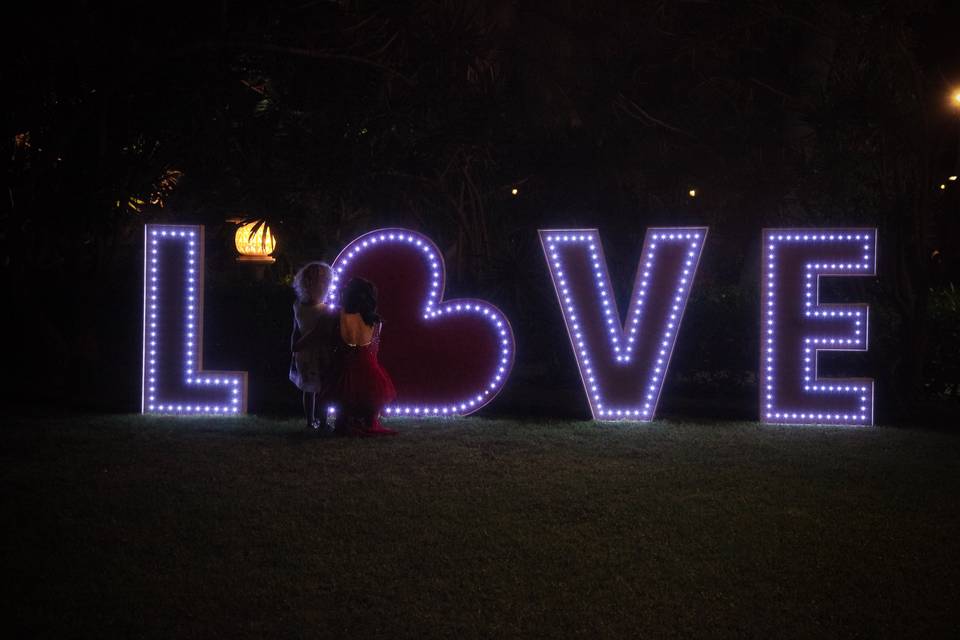 Letras luminosas