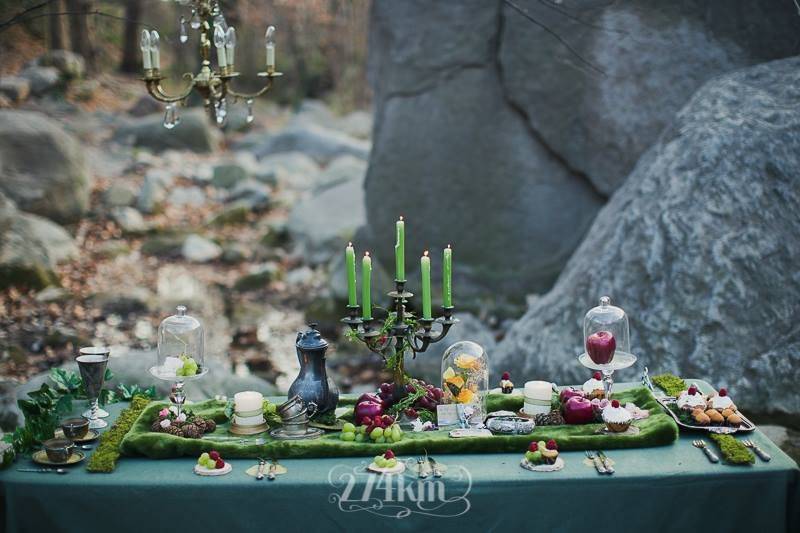 Mesa para boda de fantasía