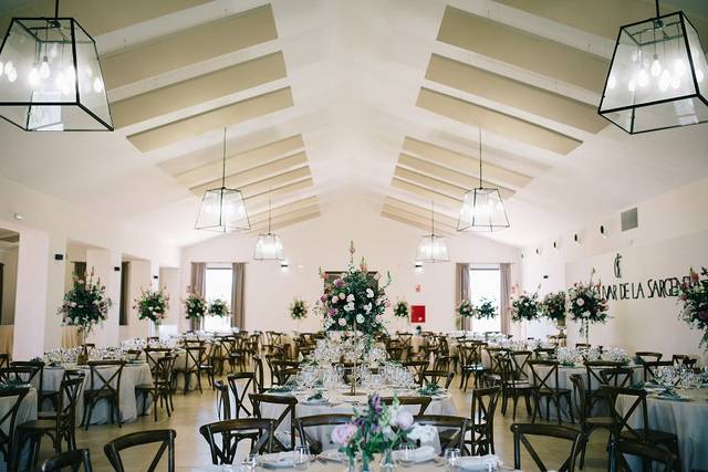 Montaje de boda en salón