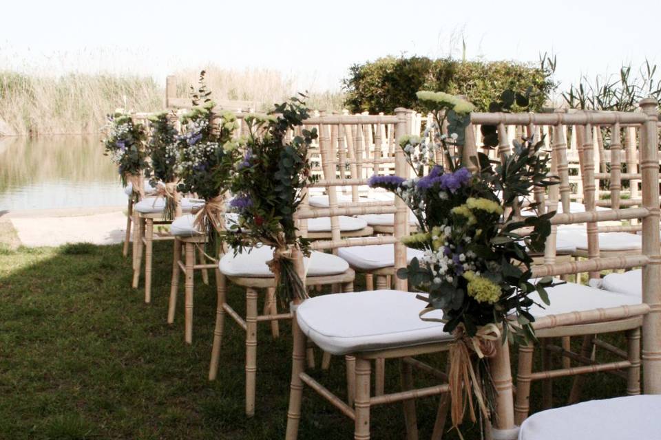 Decoración de boda en El Palmar