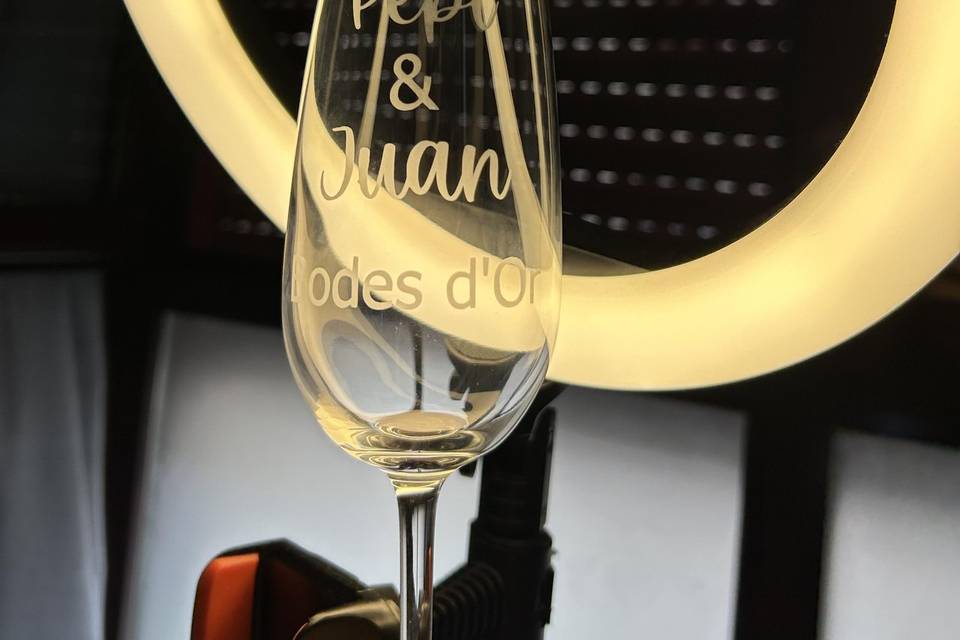 Copas para los novios