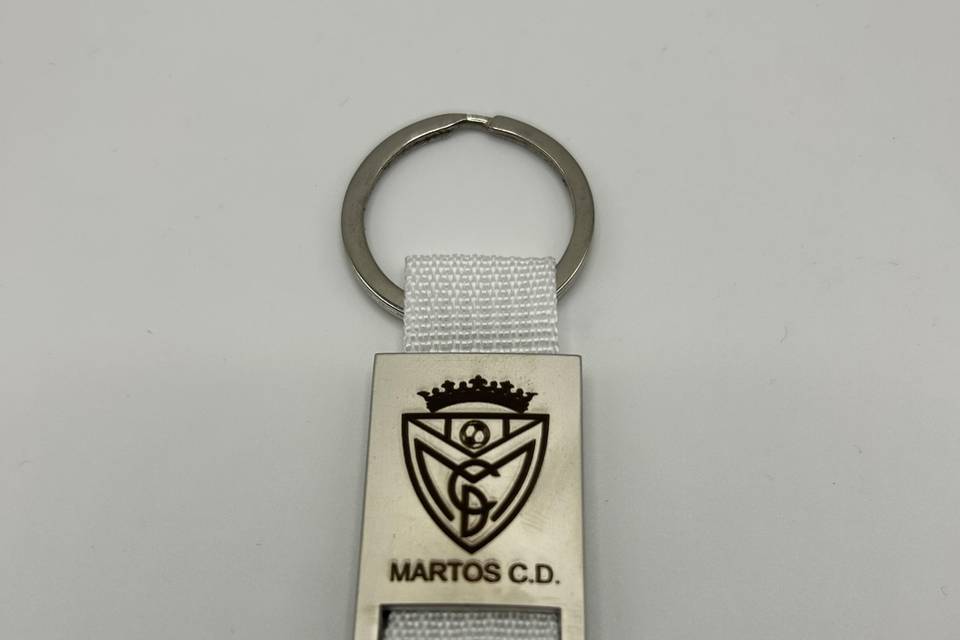 Llavero grabado acero