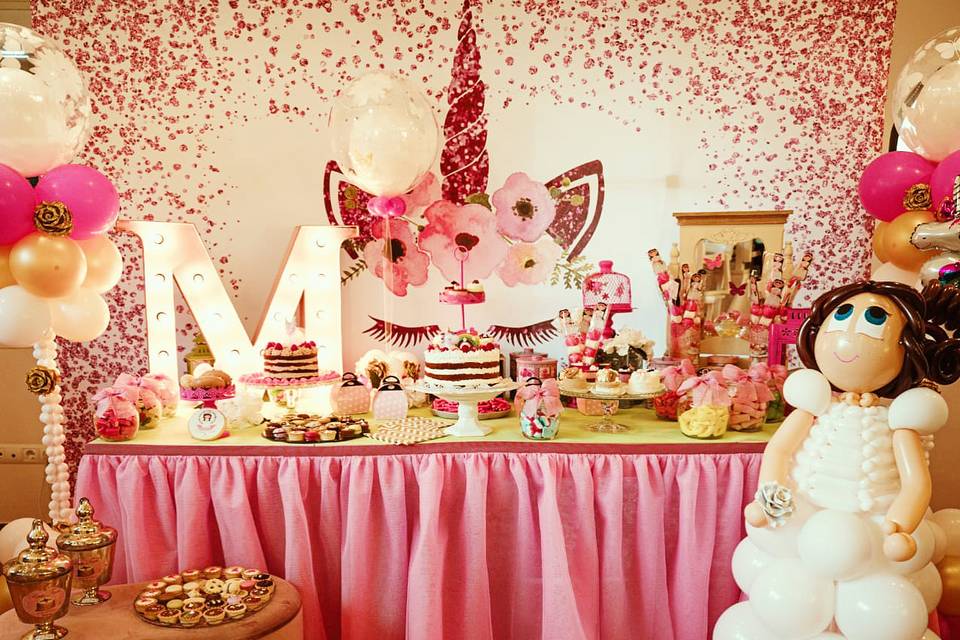 Mesa dulce para baby shower