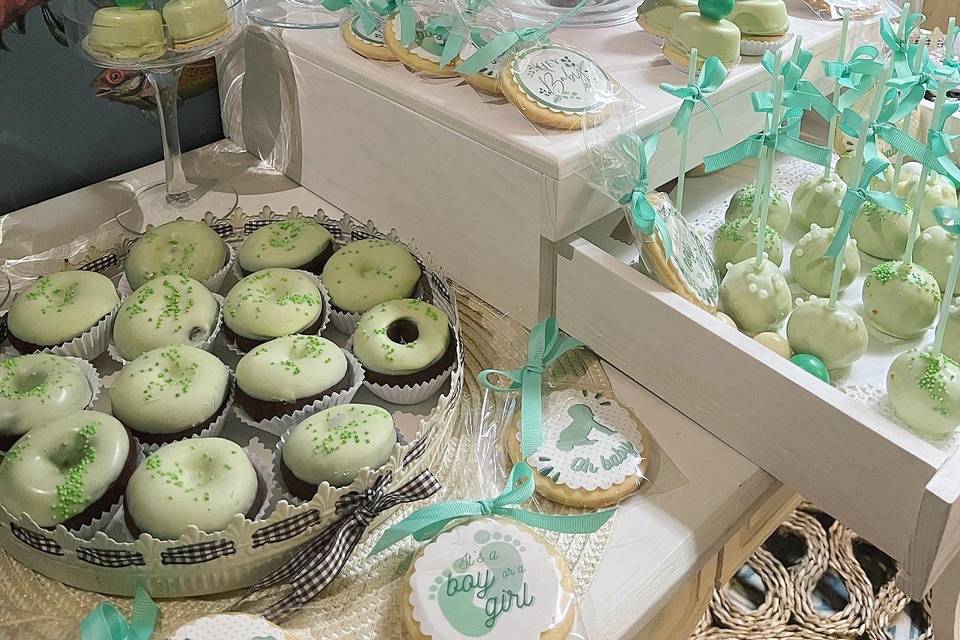 Mesa dulce para baby shower