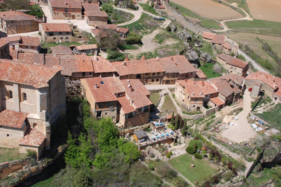 Foto aérea de la finca