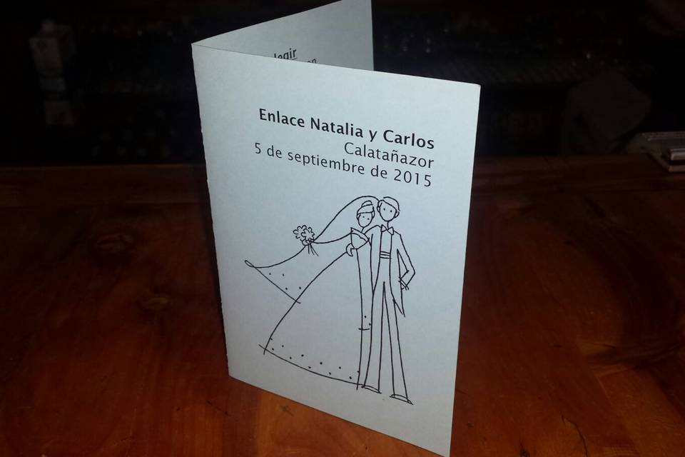 Carta de boda