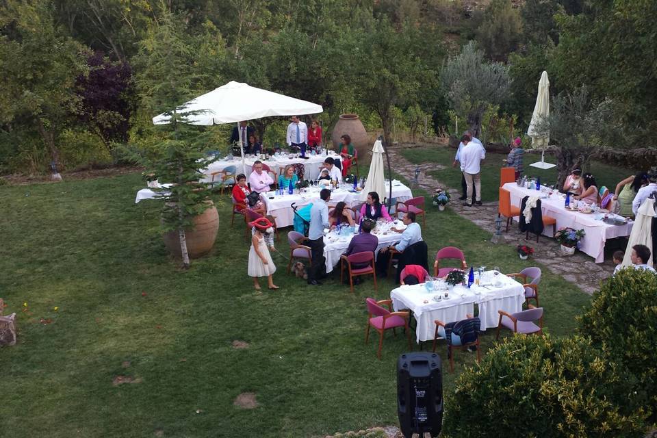 Boda en el jardin