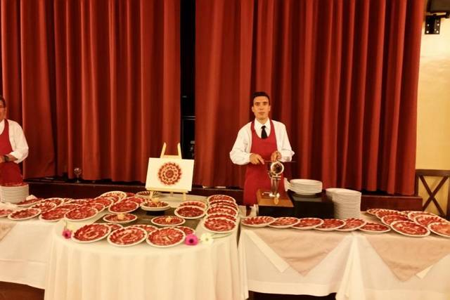 Presentación de mesa interior