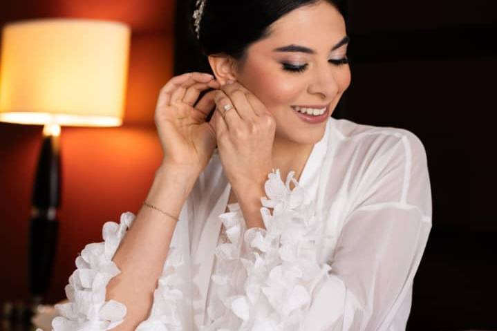 Preparativos de la novia