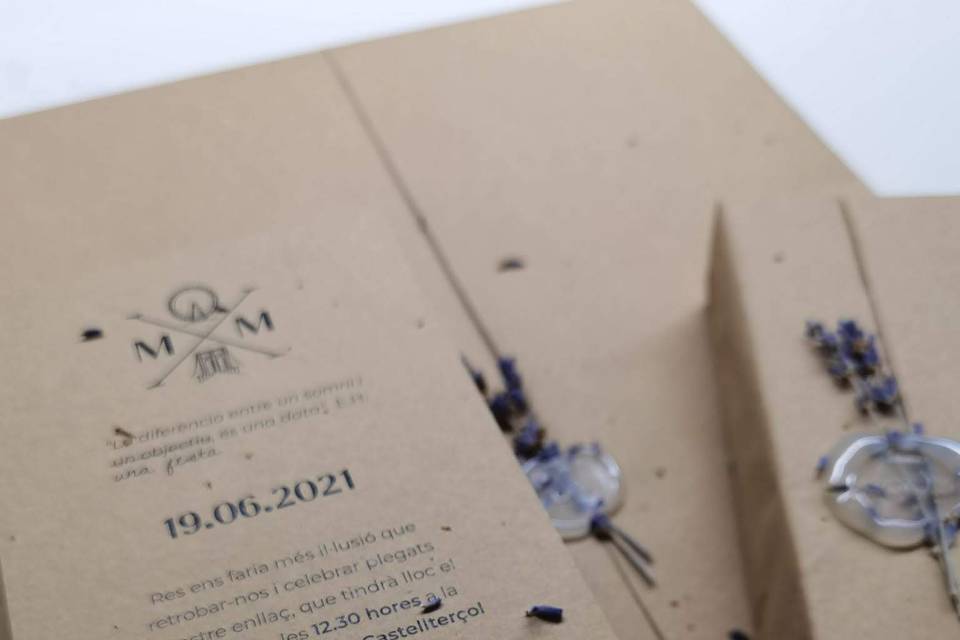 Invitación Lavanda