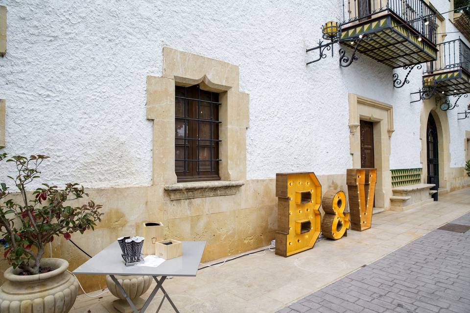 Letras de madera Torreblanca