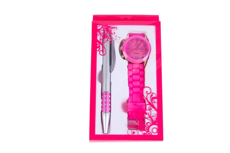 Reloj con bolígrafo