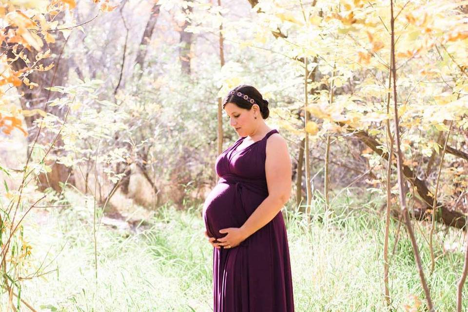 Amanda maternity dress