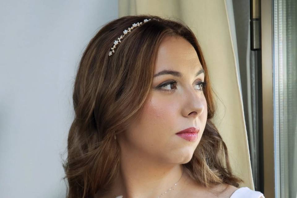 Maquillaje y peinado Novia