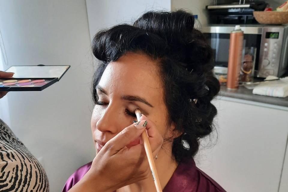 Maquillaje el dia de la Boda