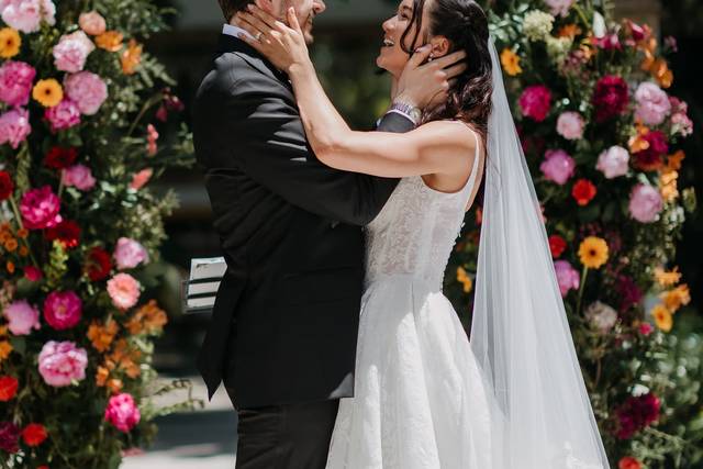 Arco recién casados