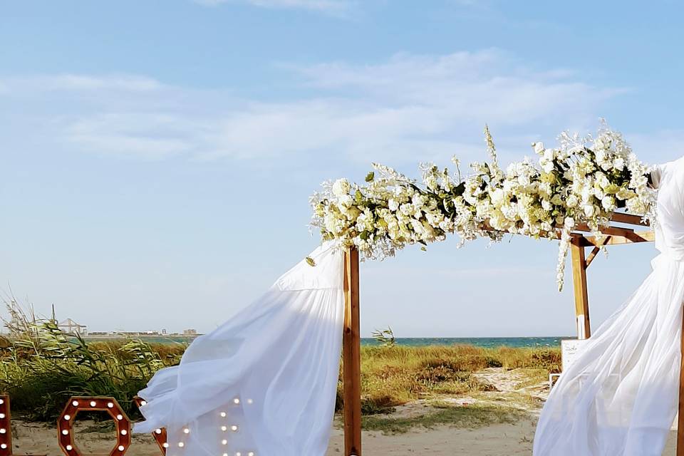 Arco boda Estibador