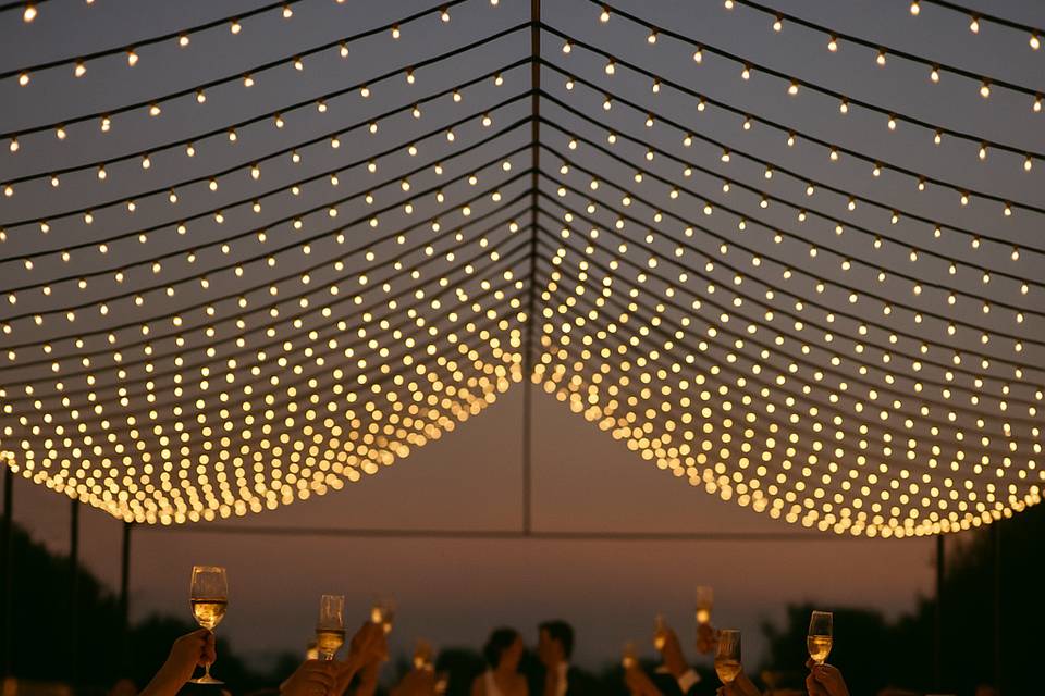 Banquete de bodas mágico