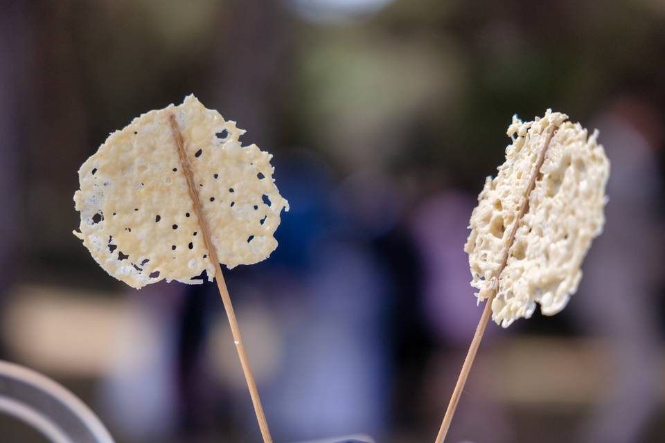 Piruletas de queso