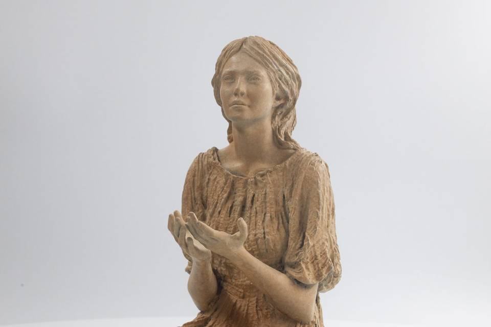 Virgen de Alegra en bronce