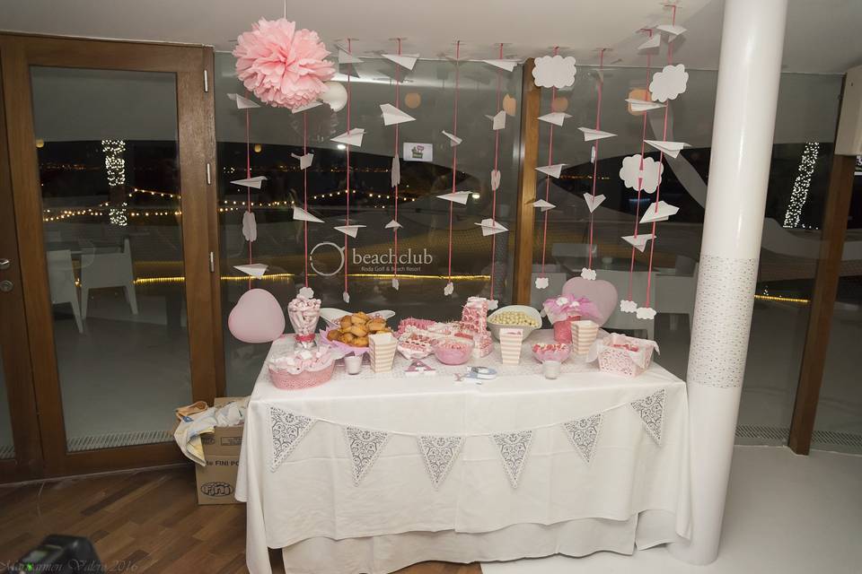 Montaje candy bar boda