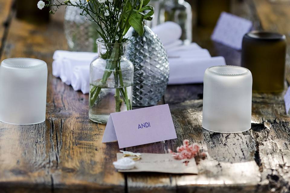 Detalle mesa en Bretta