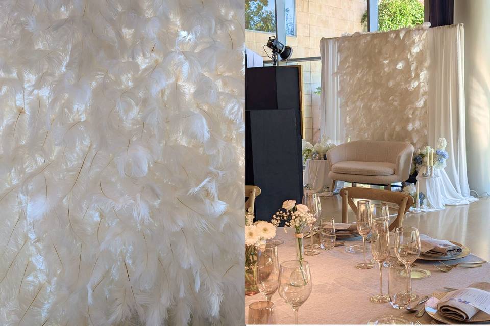 Decoracióm fotocall Glam