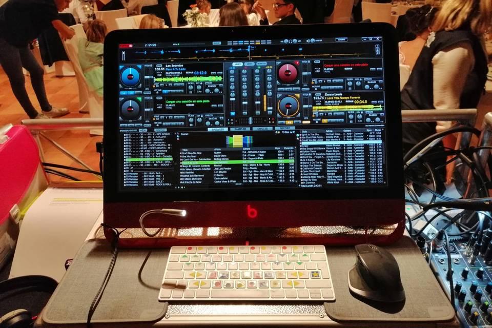 Cabina DJ banquetes