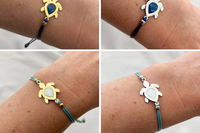 Pulseras tortuga Plastico reci
