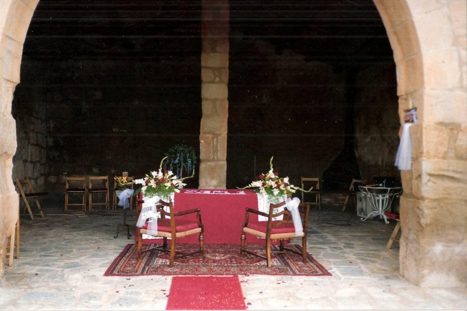 Panorámica del altar