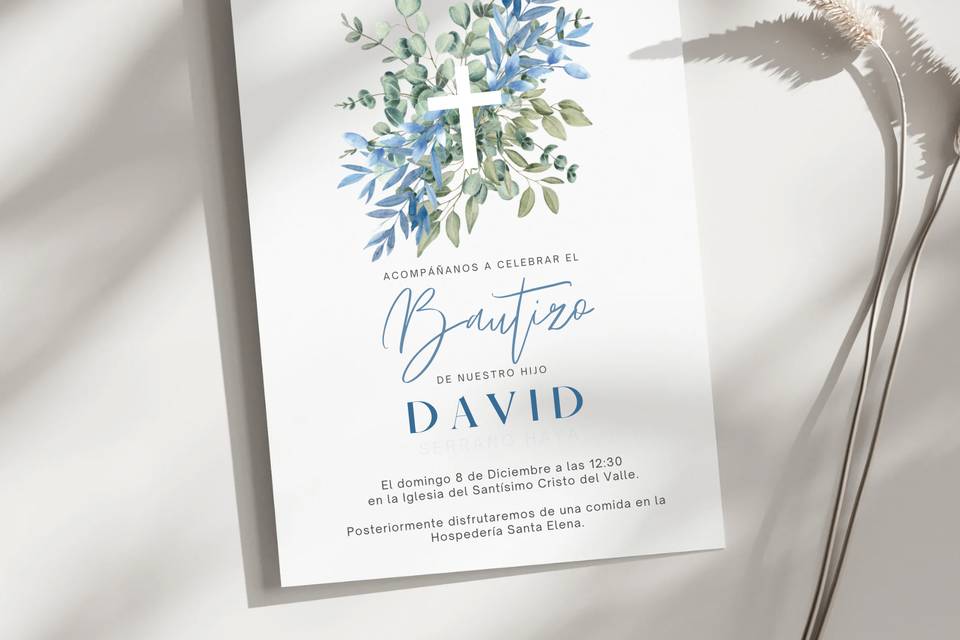 Invitación bautizo